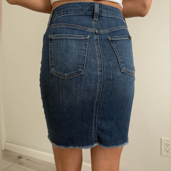 Jen 7 by 7 for all mankind, denim pencil skirt, twilight, size 0 - Picture 3 of 9
